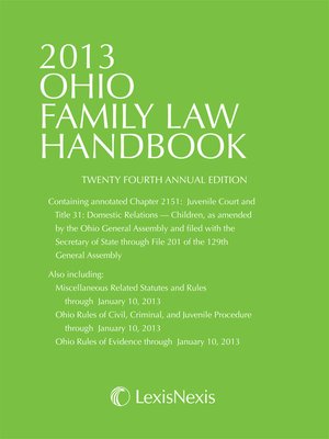 cover image of Anderson's Ohio Family Law Handbook